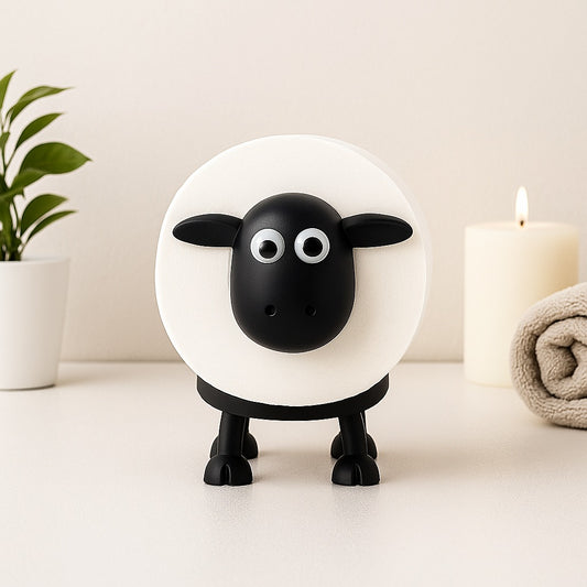 Sheep Toilet Roll Holder, Free Standing Bathroom Set, 3D Printed, Funny Hilarious Black Sheep Loo Roll Holder, Tissue Paper Storage, Cute Bathroom Decor, 1 pcs