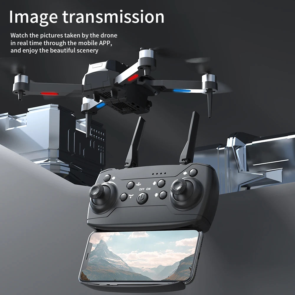 E99Max Drone Brushless Motor Dual Cameras Smart Obstacle Avoidance Compact Foldable Design Professional Outdoor Photography